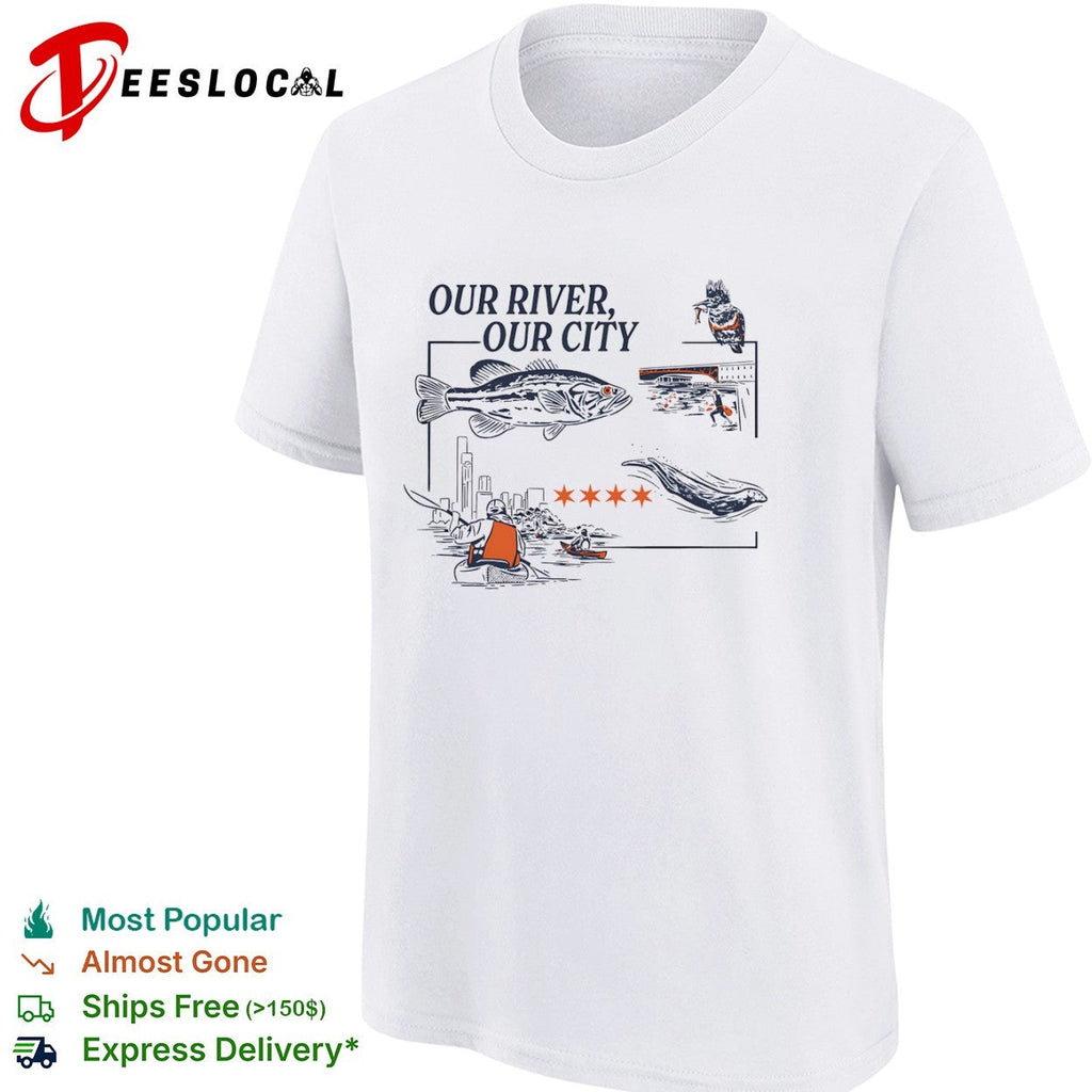 Chicago river wildlife our river our city shirt Unisex