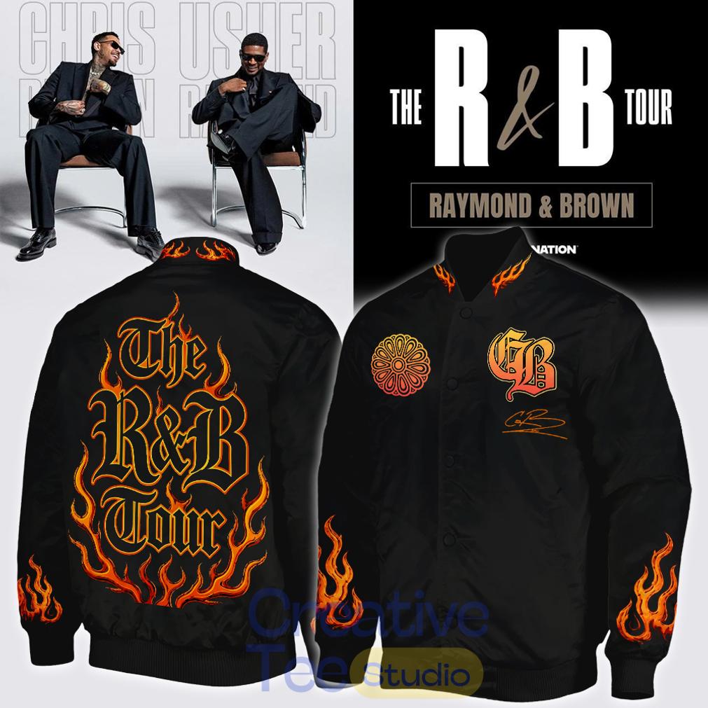 Chris Brown R&B Tour Special Bomber Jacket Unisex