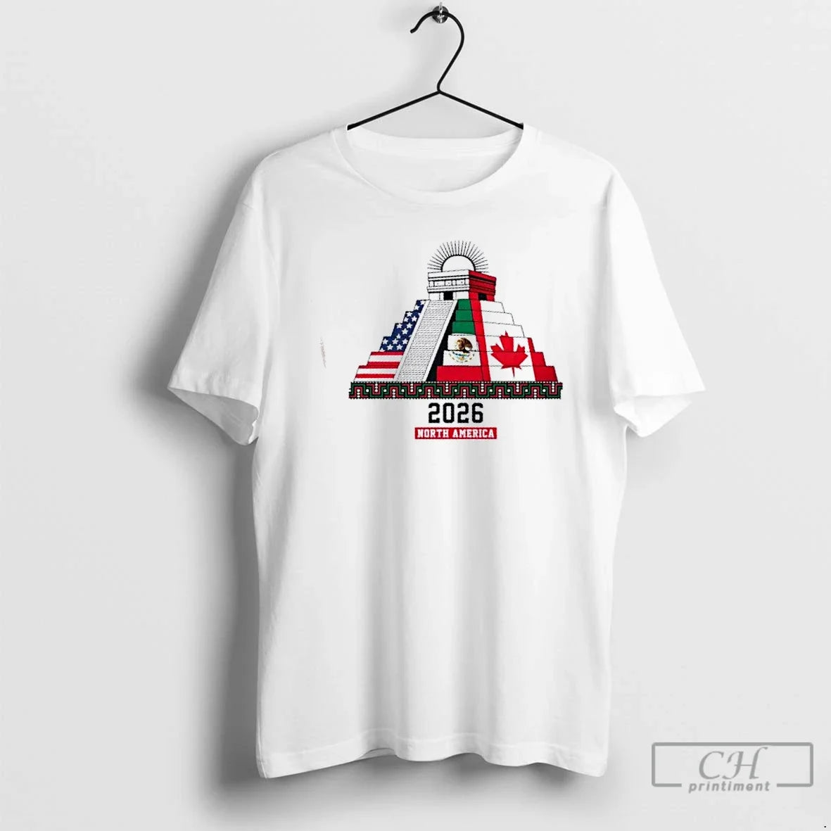 Classic Aztec Temple North America Soccer 2026 Unisex