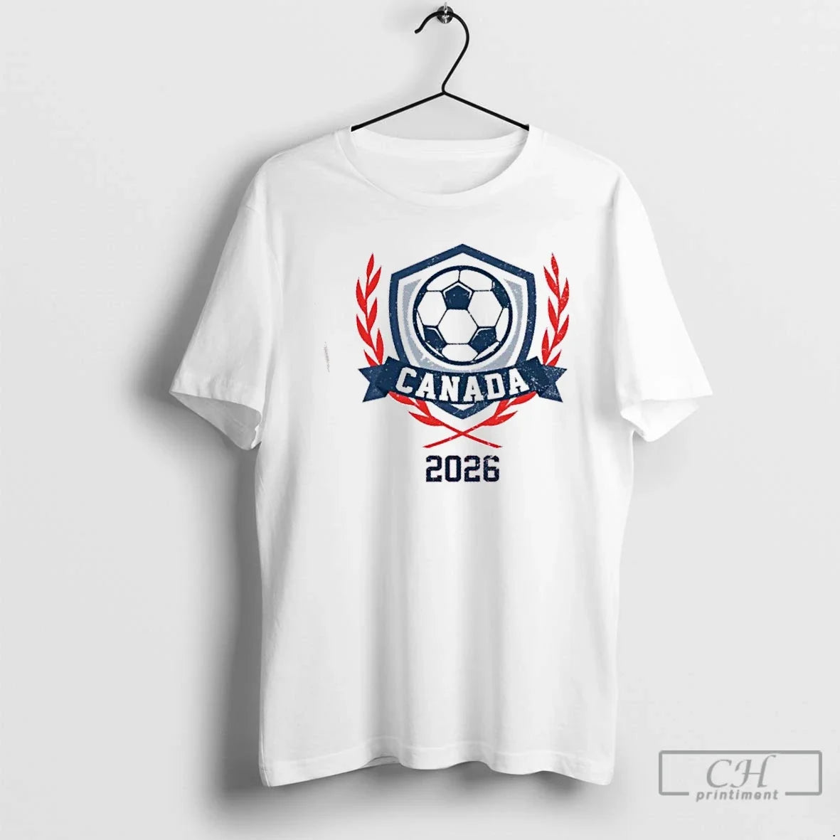 Classic Canada 2026 Vintage Soccer Crest Unisex