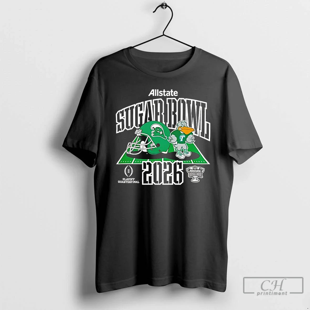 Classic Tulane Green Wave Football 2026 Cfp Sugar Bowl Unisex