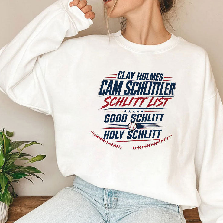Clay Holmes Cam Schlittler Schlitt List Good Schlitt Holy Schlitt Shirt Unisex