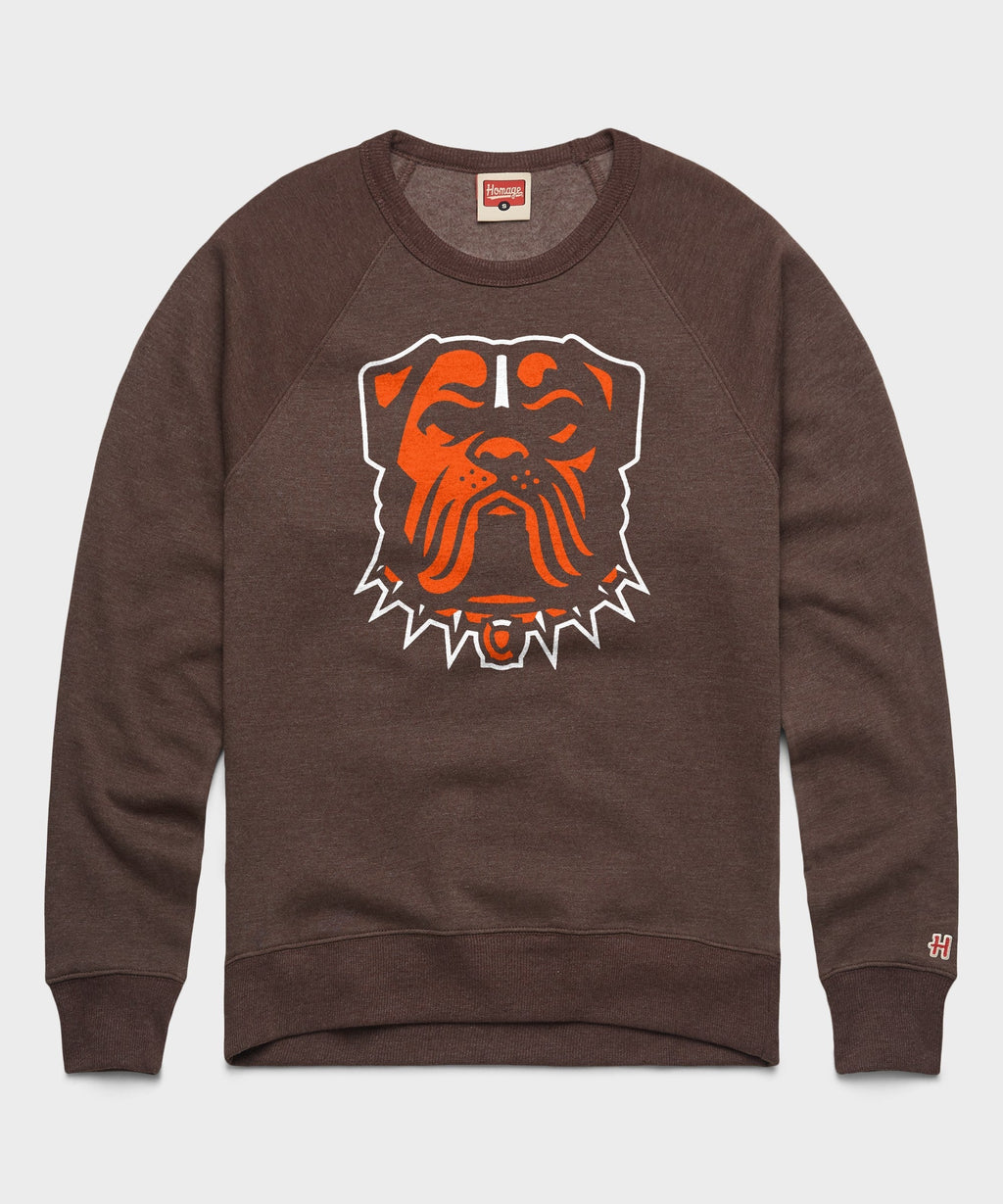 Cleveland Browns Dog Logo Crewneck Unisex