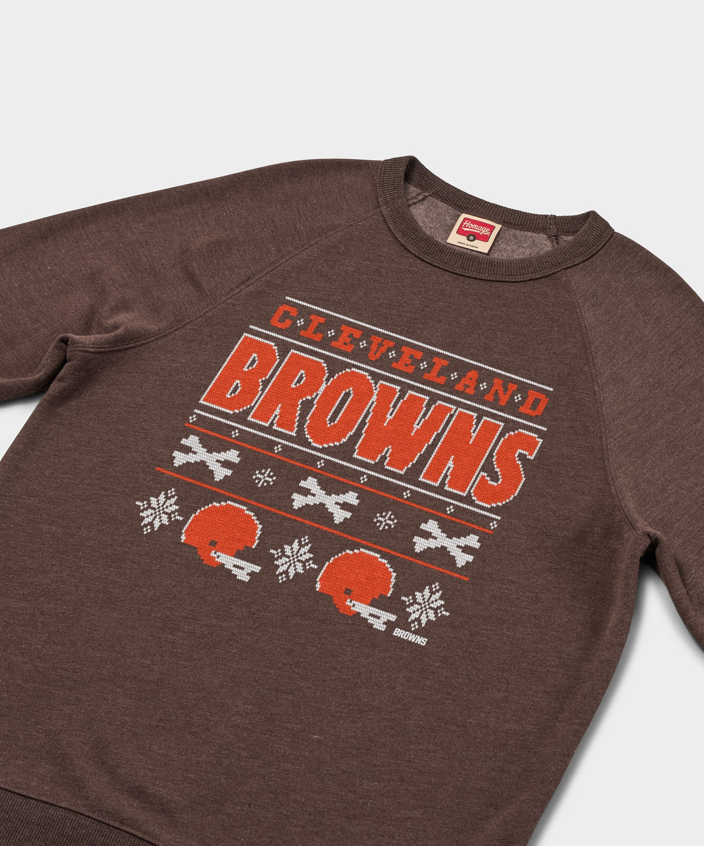 Cleveland Browns Holiday Crewneck Unisex
