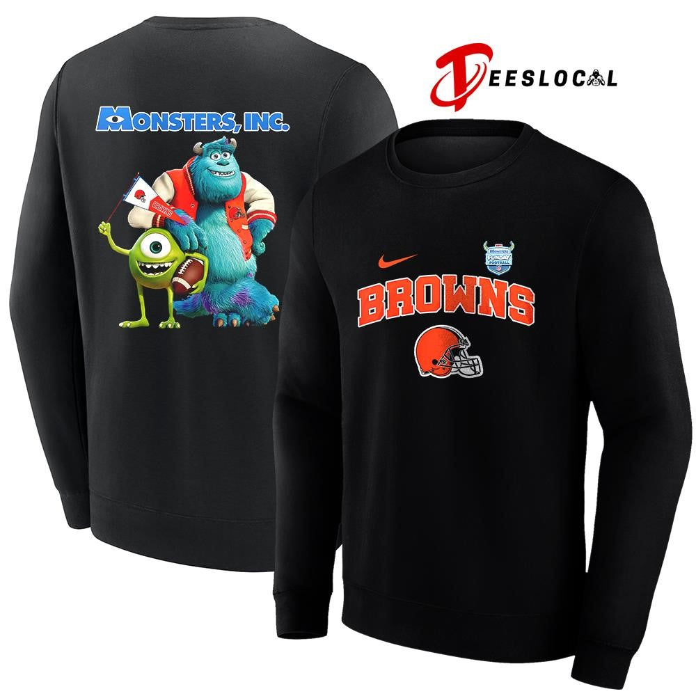 Cleveland Browns x Monster Inc Funday cartoon shirt Unisex