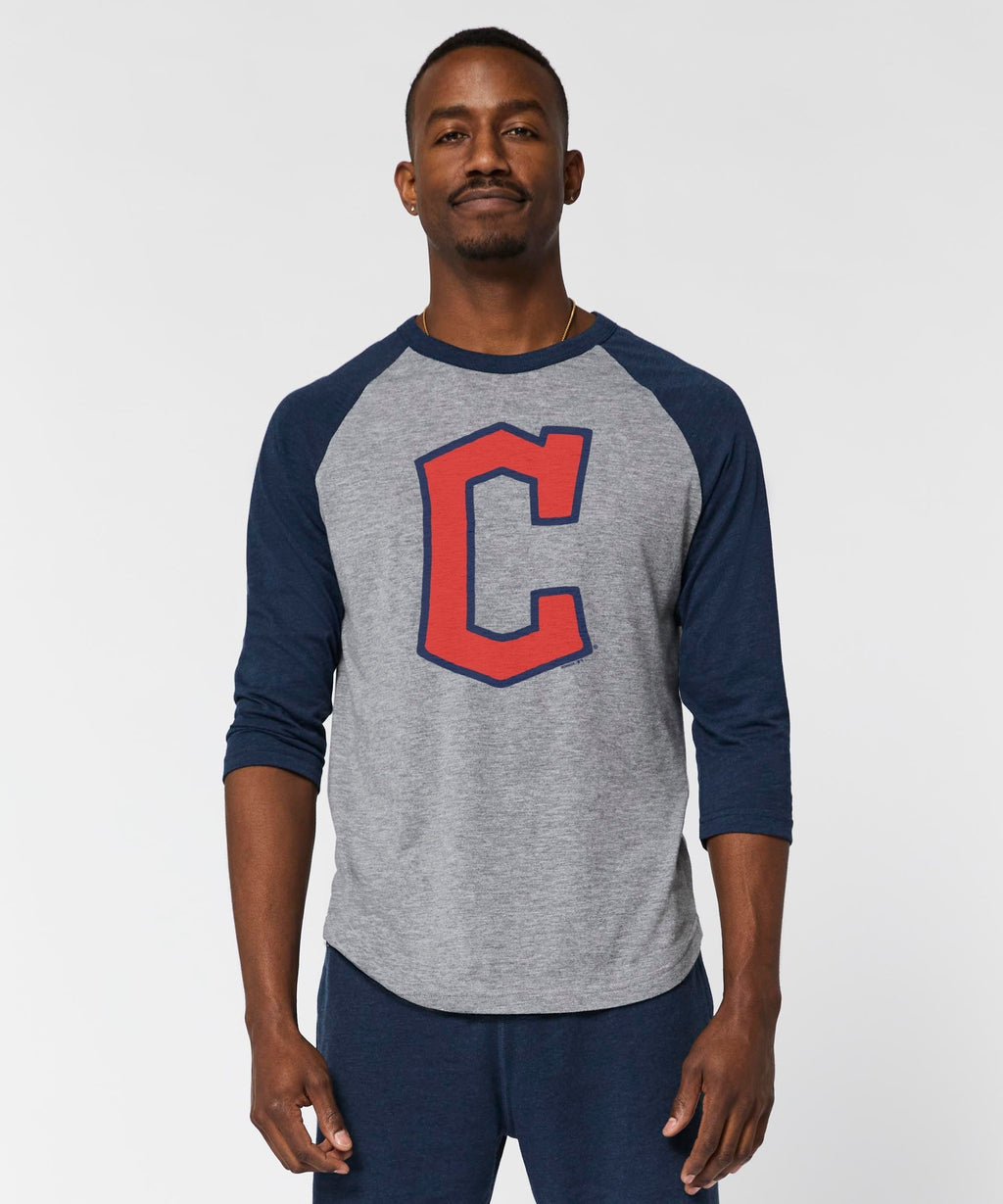 Cleveland Guardians Cap Logo '22 Raglan Unisex