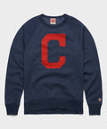 Cleveland Indians Cap Logo '08 Crewneck Unisex