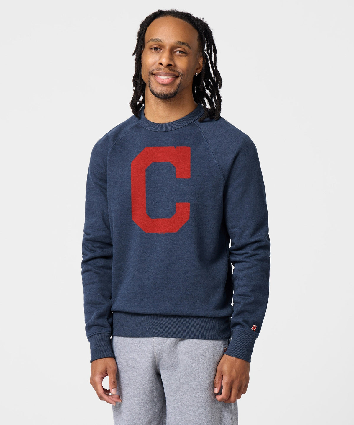 Cleveland Indians Cap Logo '08 Crewneck Unisex