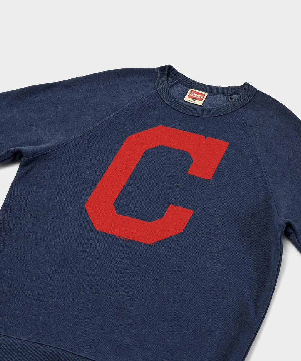 Cleveland Indians Cap Logo '08 Crewneck Unisex