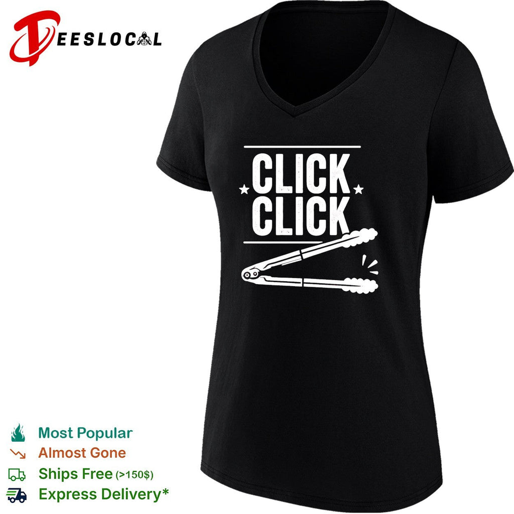 Click Click Barbecue Tongs Meme shirt Unisex