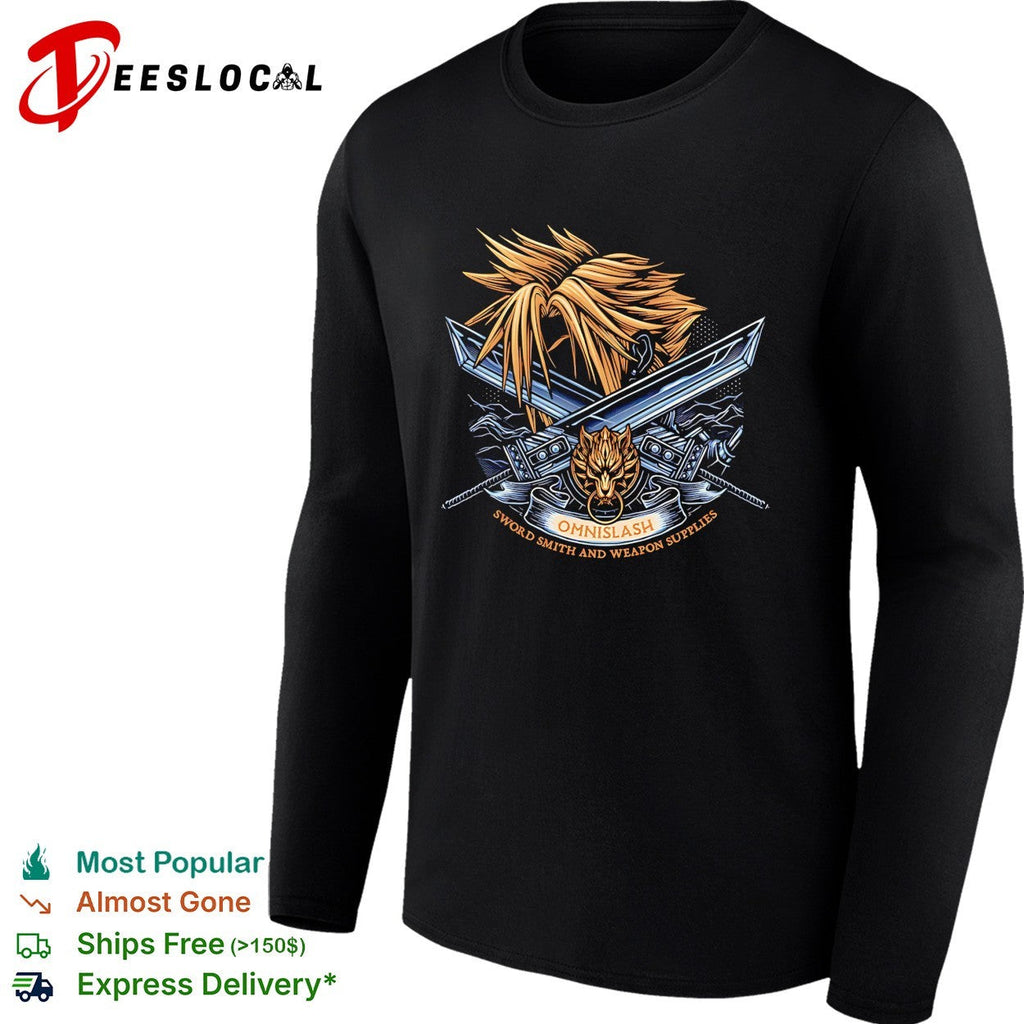 Cloud Strife Final Fantasy VII Omnislash Sword Smith and Weapon Supplies shirt Unisex