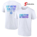 Coalition Detroit keep writings your story there is hope there is tomorrow text shirt Unisex