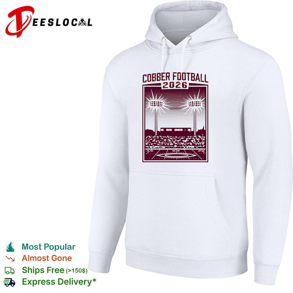 Cobber Football 2026 stadium lights game day crowd shirt Unisex