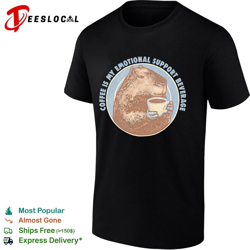 Coffee is my emotional support beverage shirt Unisex