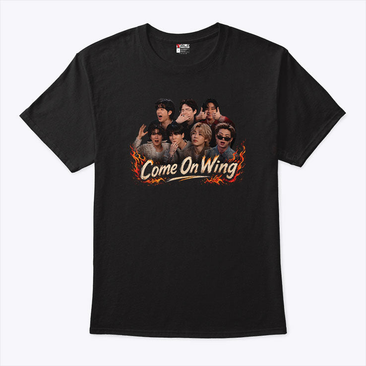 Come On Wing Funny BTS T Shirt Unisex