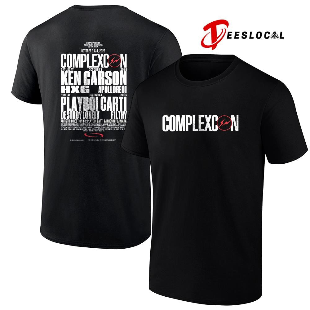 ComplexCon Los Angeles lineup shirt Unisex