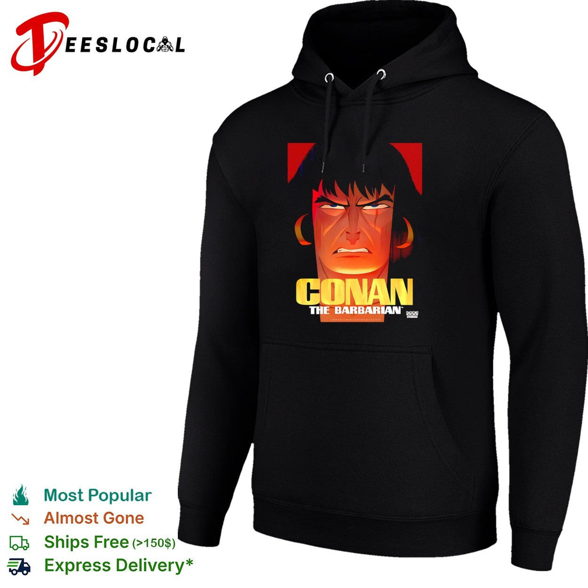 Conan the Barbarian portrait poster shirt Unisex