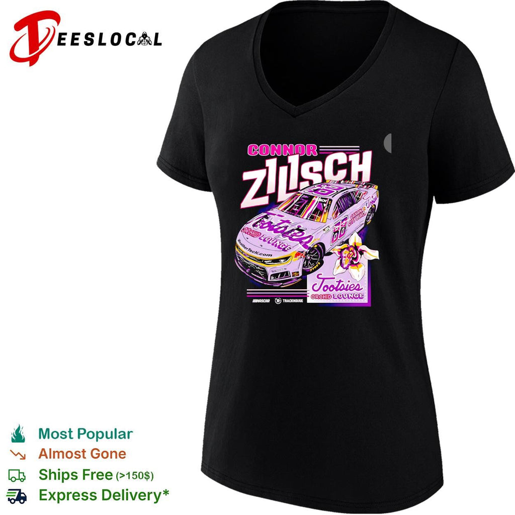 Connor Zilisch 68 Tootsies Orchid Lounge Trackhouse NASCAR graphic shirt Unisex