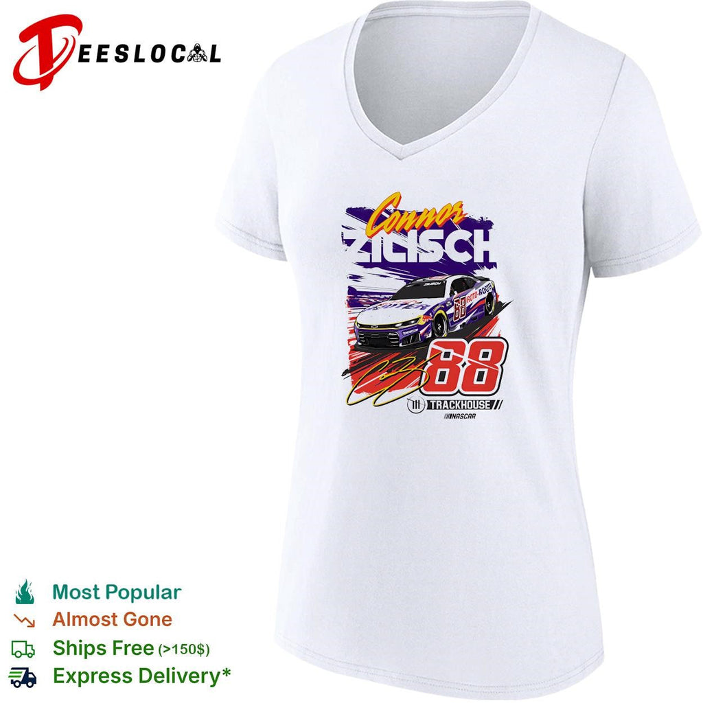 Connor Zilisch 88 Trackhouse NASCAR retro graphic shirt Unisex