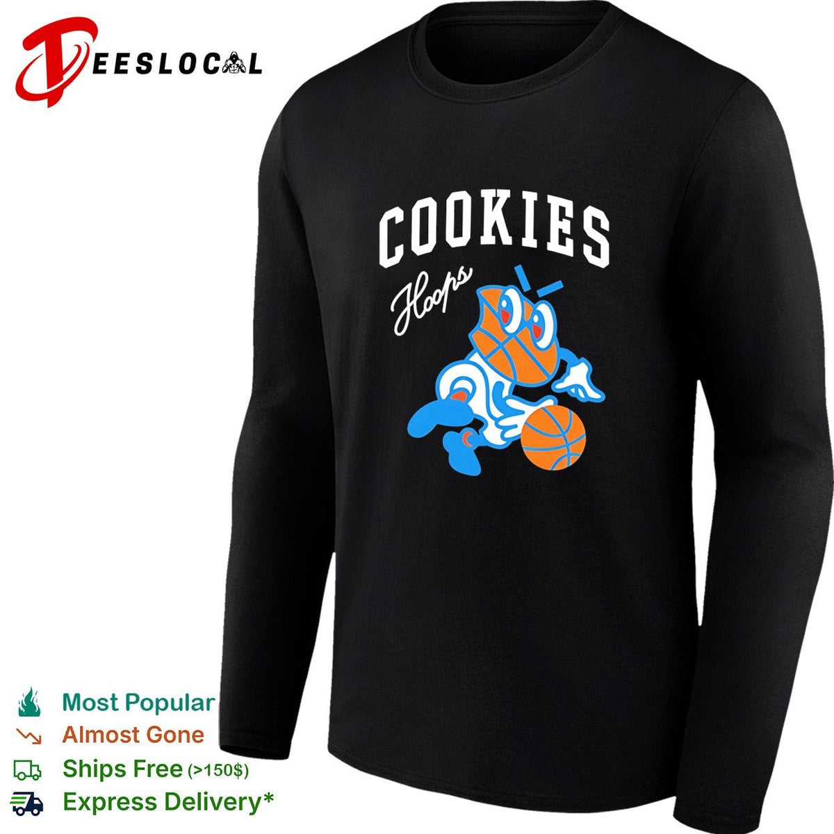 Cookies Hoops basketball mascot shirt Unisex