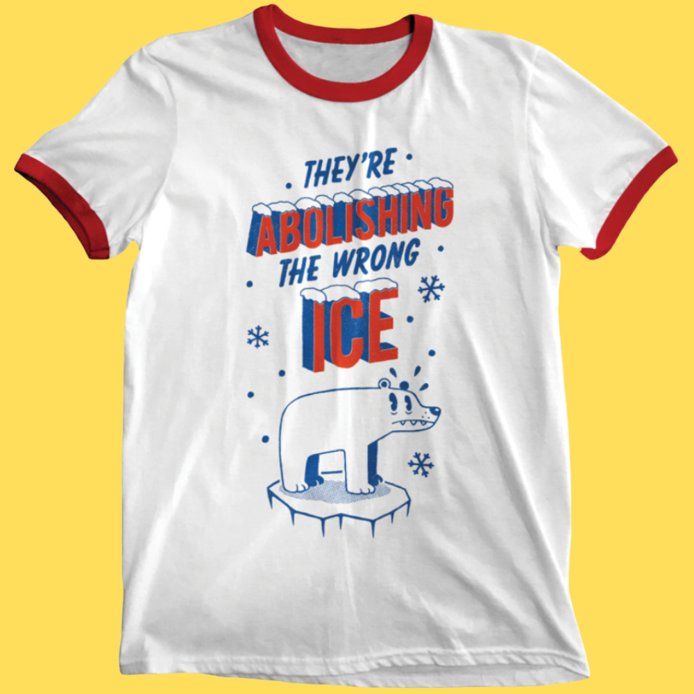 'Wrong ICE' Ringer Shirt Unisex