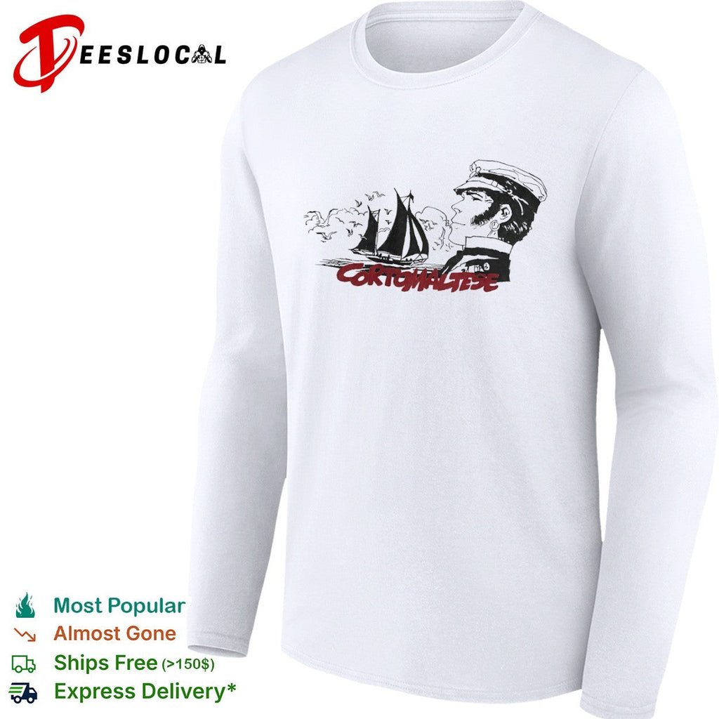 Corto Maltese Sailing Boat Character shirt Unisex