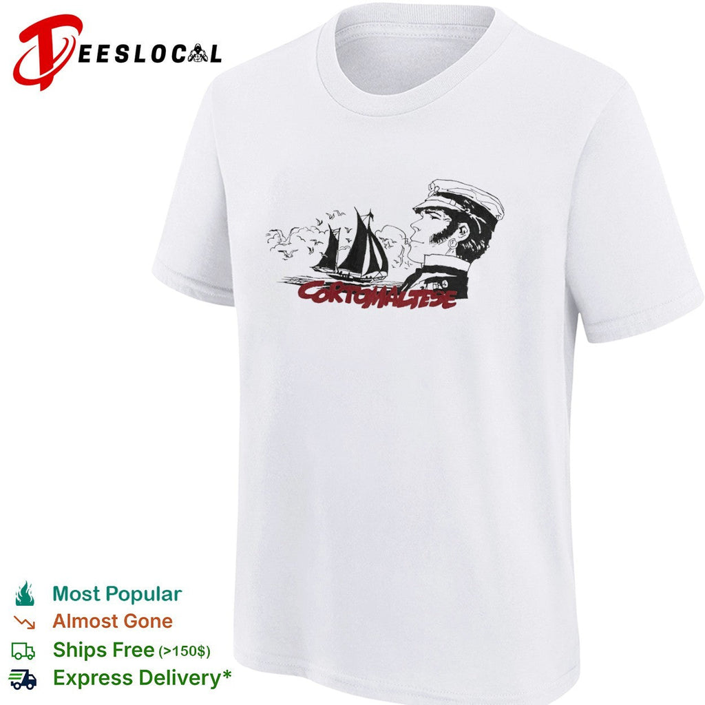 Corto Maltese Sailing Boat Character shirt Unisex