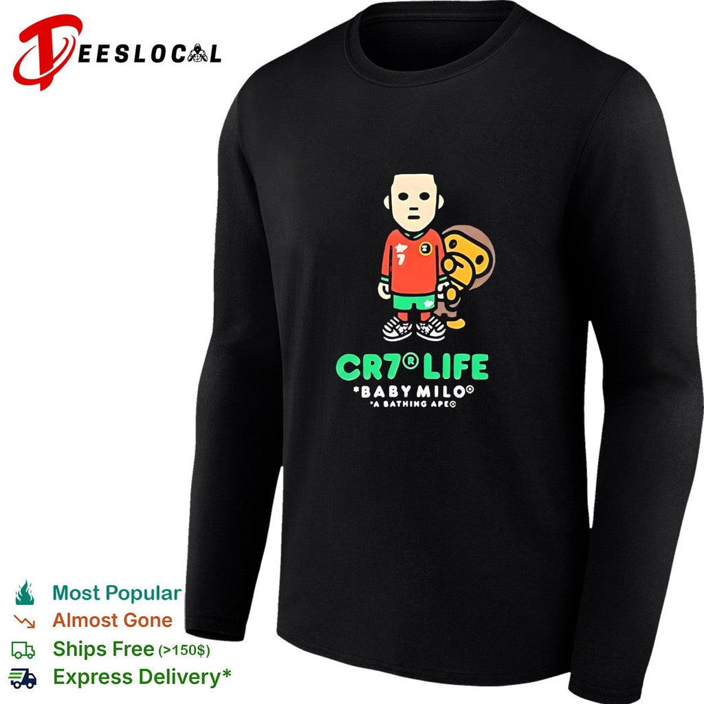 Cristiano Ronaldo Portugal national team CR7 Life Baby Milo A Bathing Ape shirt Unisex