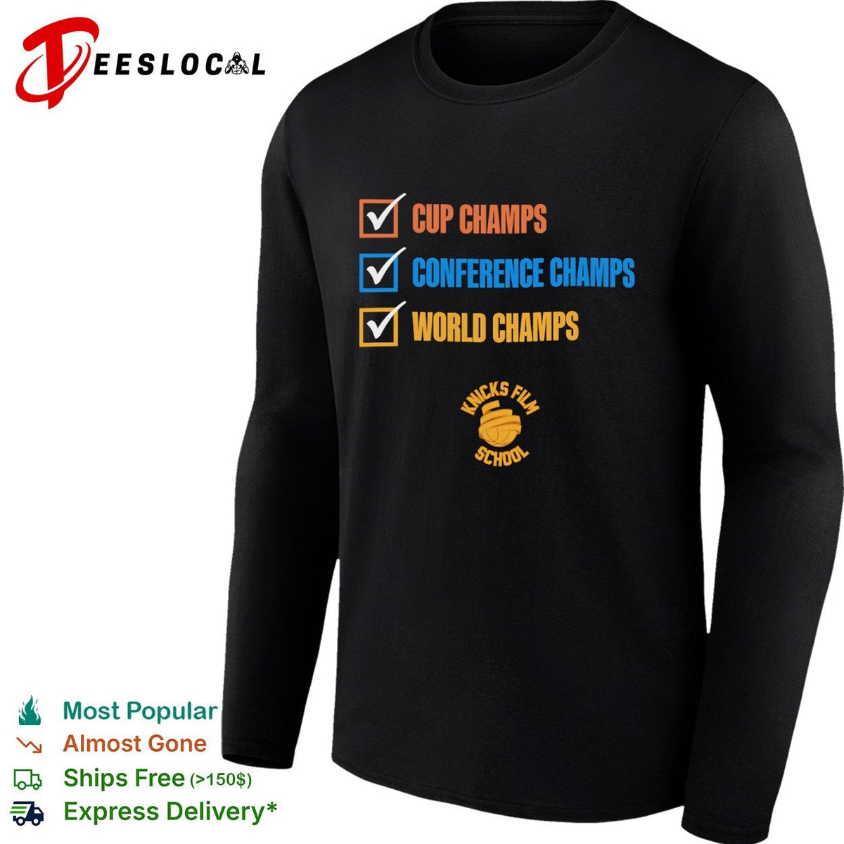 Cup Champs Conference Champs World Champs Knicks Film School shirt Unisex