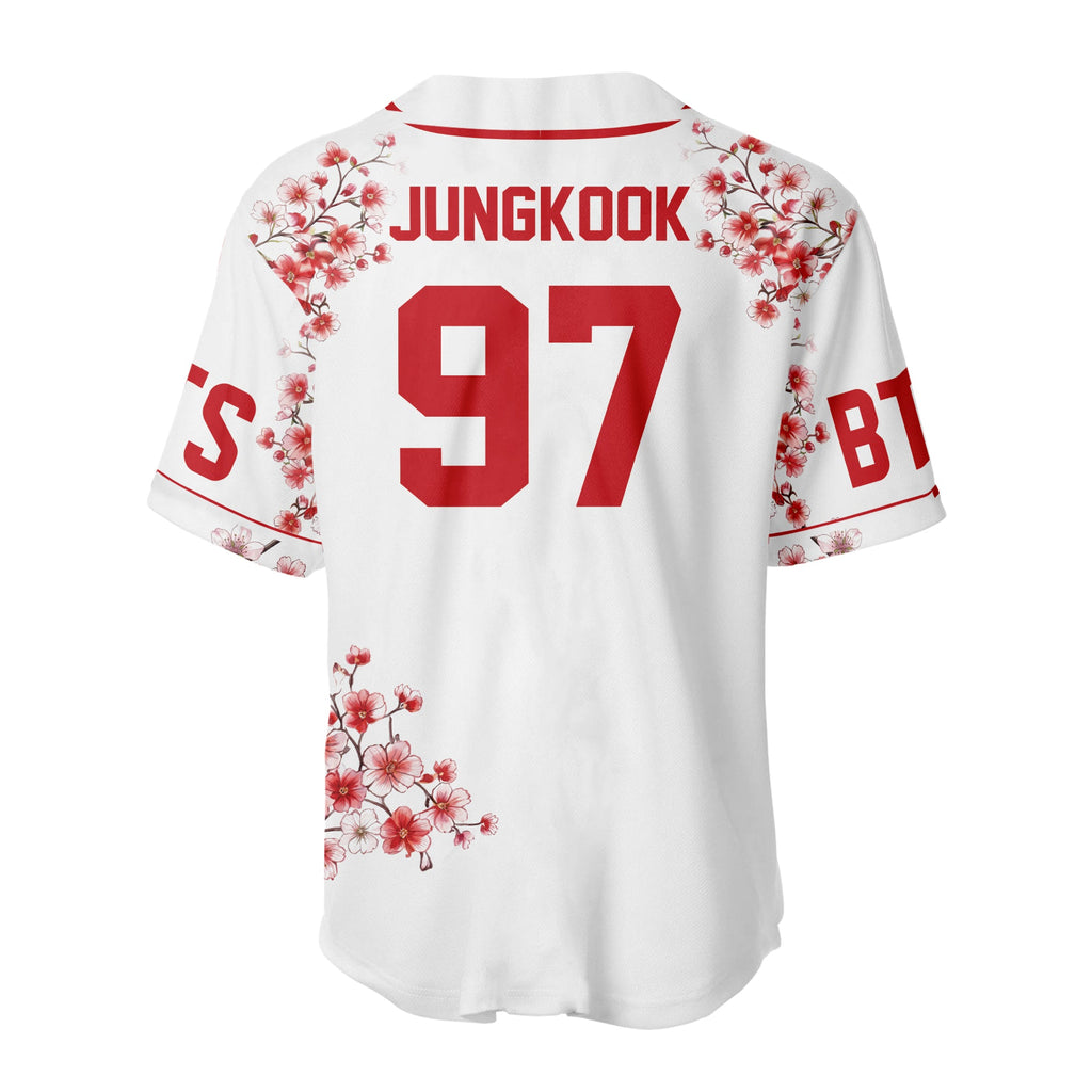 Custom BTS Kpop Concert Baseball Jersey Unisex