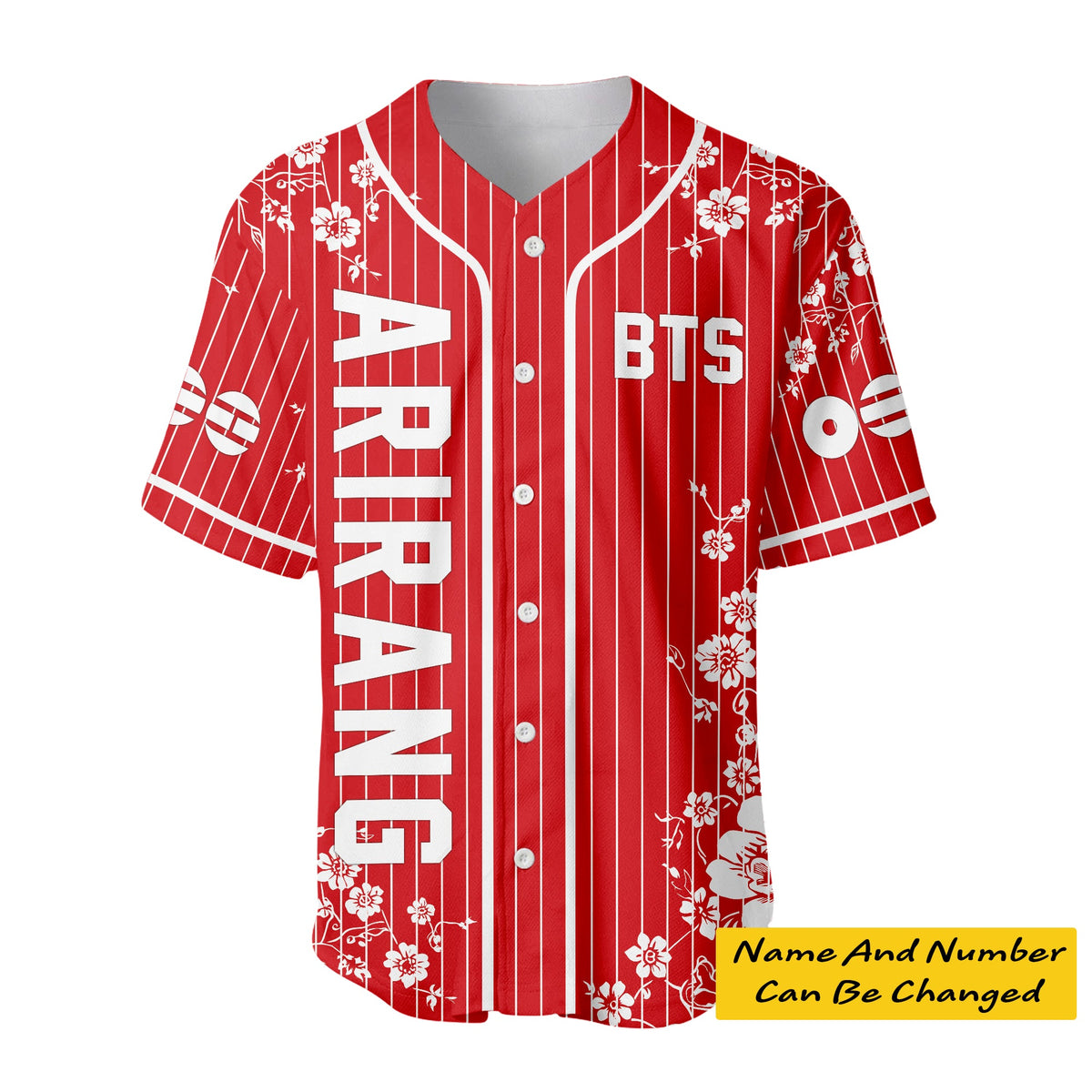 Custom BTS Members Arirang World Tour Baseball Jersey Unisex