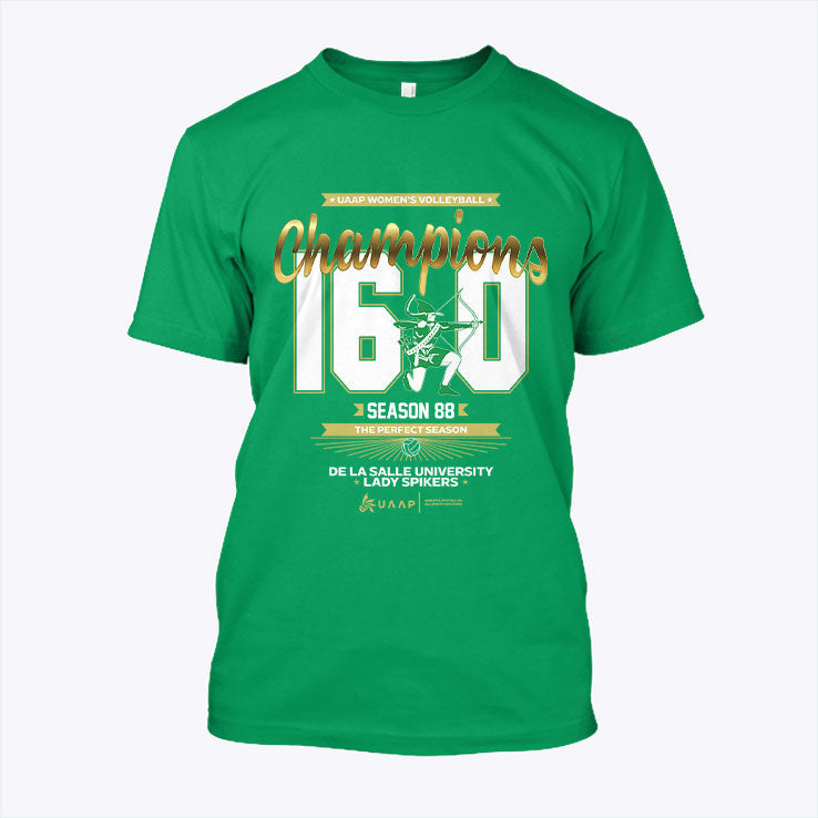 DLSU Lady Spikers Champions 16-0 Perfect Season T Shirt Unisex