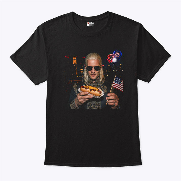 Daemon Targaryen Hotdog House Of the Dragon 4th Of July T Shirt Unisex