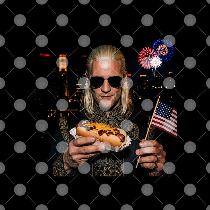 Daemon Targaryen Hotdog House Of the Dragon 4th Of July T Shirt Unisex