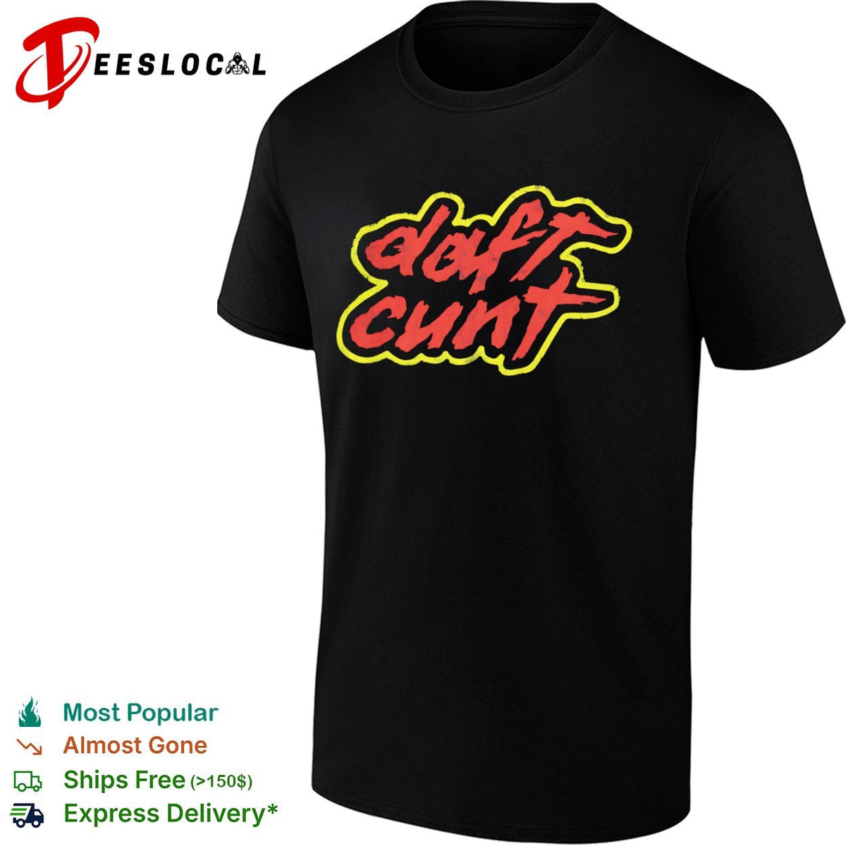 Daft Cunt Parody Music Electronic Band Logo shirt Unisex