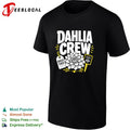 Dahlia crew tuber flower shirt Unisex