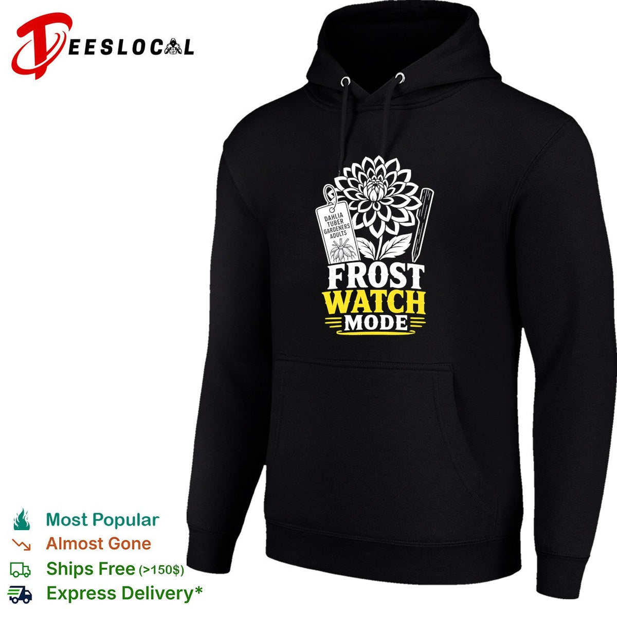 Dahlia tuber gardeners frost watch mode shirt Unisex