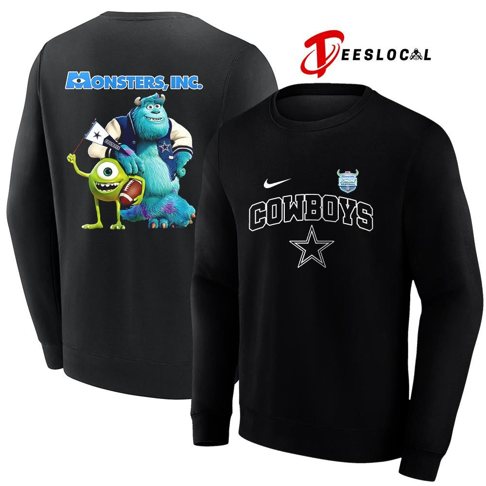 Dallas Cowboys x Monster Inc Funday cartoon shirt Unisex