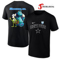 Dallas Cowboys x Monster Inc Funday cartoon shirt Unisex