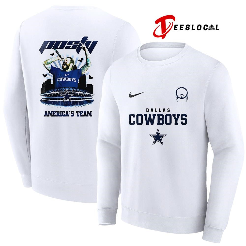 Dallas Cowboys x Post Malone Posty stadium shirt Unisex