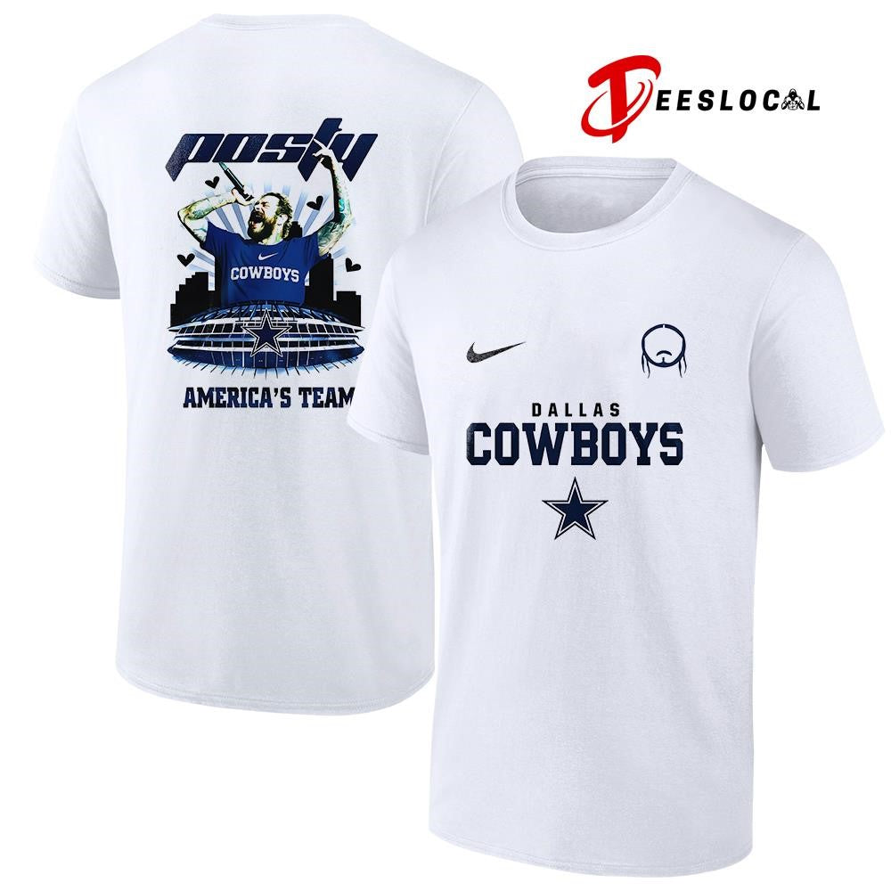 Dallas Cowboys x Post Malone Posty stadium shirt Unisex
