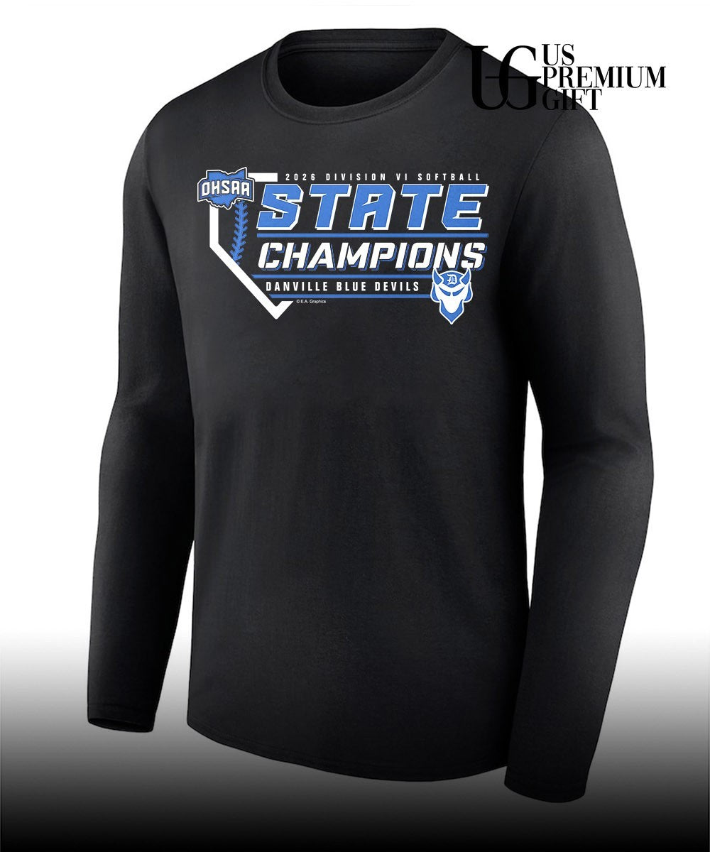 Danville Blue Devils 2026 OHSAA Division VI Softball State Champions shirt Unisex