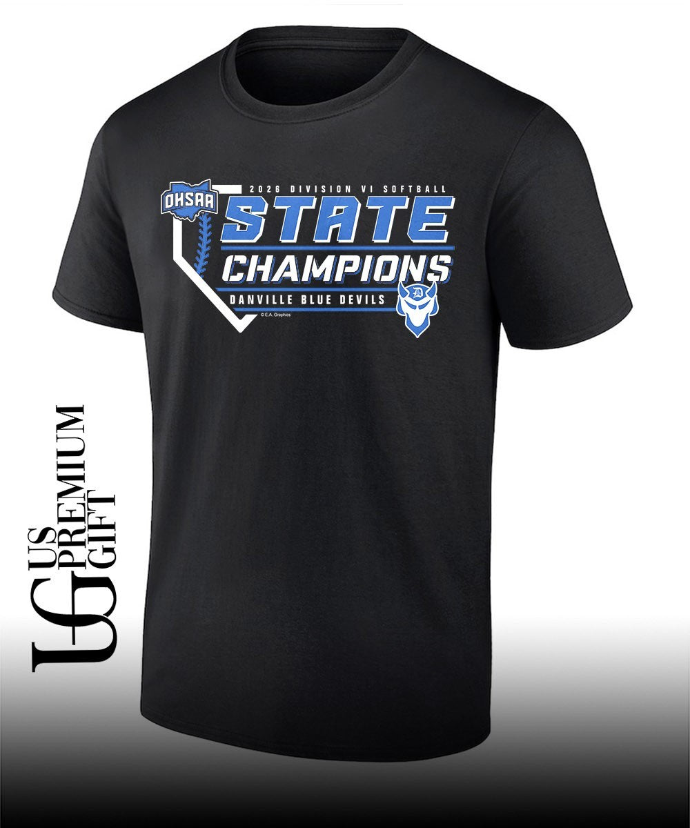 Danville Blue Devils 2026 OHSAA Division VI Softball State Champions shirt Unisex