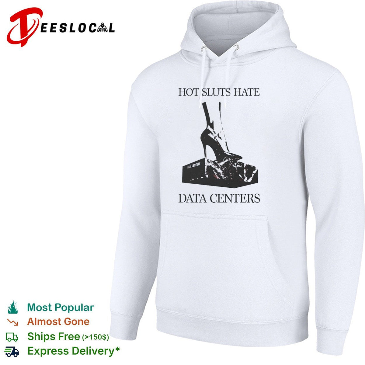 Data centers high heel hate shirt Unisex