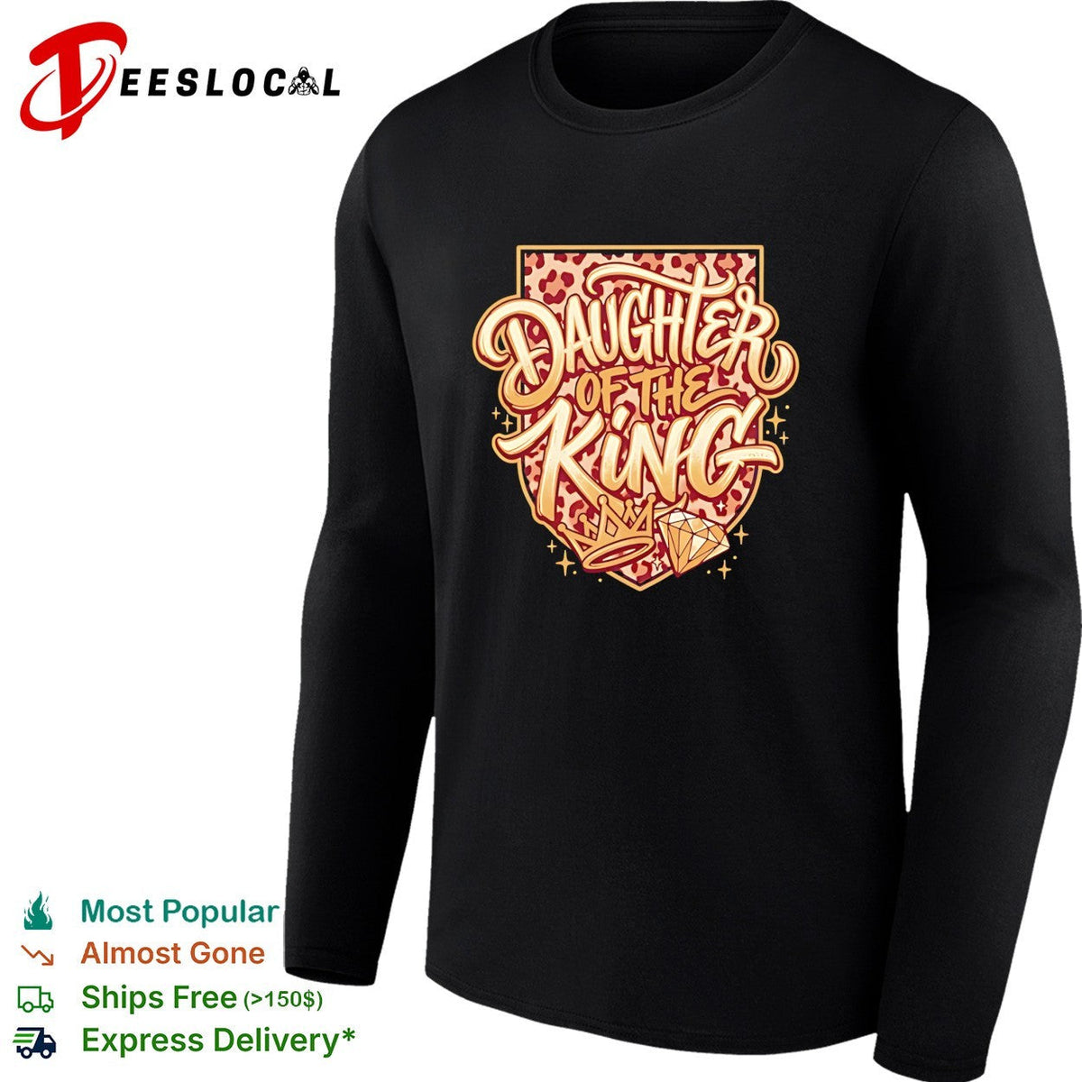 Daughther of the king diamond graphic shirt Unisex