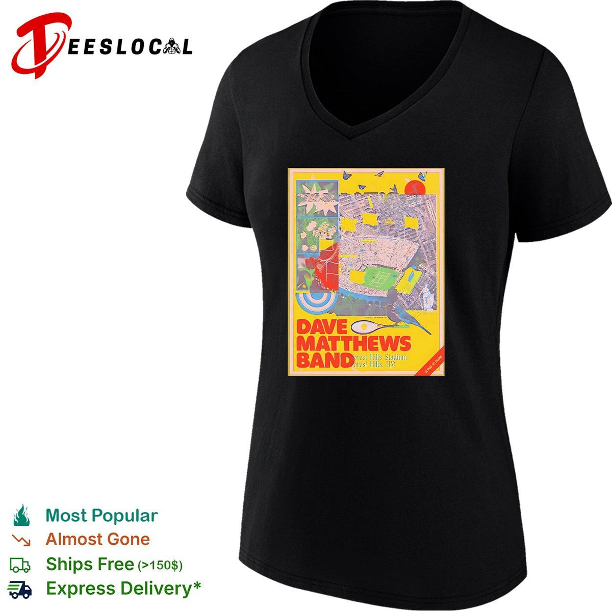 Dave Matthews Band Forest Hills New York 2026 Forest Hills Stadium On June 10 2026 shirt Unisex