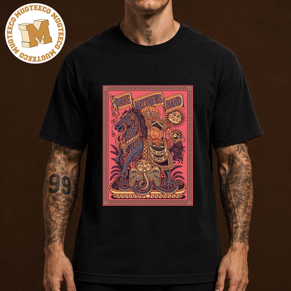 Dave Matthews Band George WA 2026 Event Poster At The Gorge On September 6 2026 Unisex T Shirt