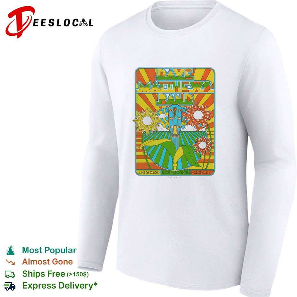 Dave Matthews Band Noblesville Indiana at Ruoff Music Center On June 26 27 2026 shirt Unisex