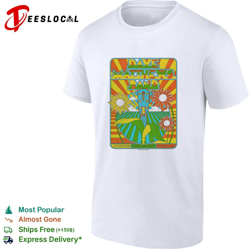 Dave Matthews Band Noblesville Indiana at Ruoff Music Center On June 26 27 2026 shirt Unisex