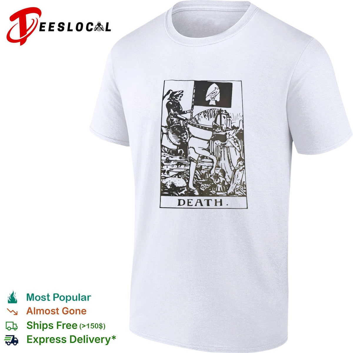 Death Tarot Card Parody shirt Unisex